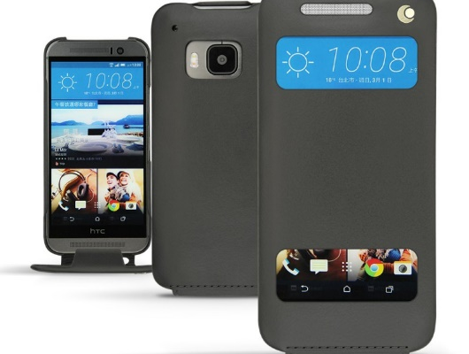 HTC one M9 leather cover