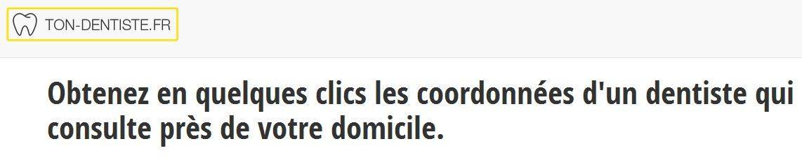Les coordonnées de la clinique dentaire à proximité de chez vous sont accessibles sur ton-dentiste.fr